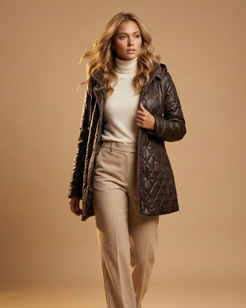 Kurtki wiosenne ISABELL na modelce